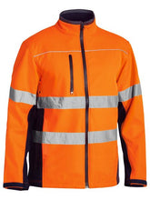 Load image into Gallery viewer, Bisley Taped Hi Vis Soft Shell Jacket
