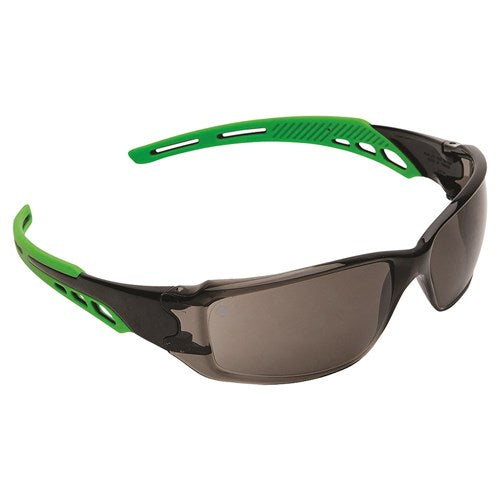 Pro Choice Cirrus Green Arms Safety Glasses Smoke A/F Lens