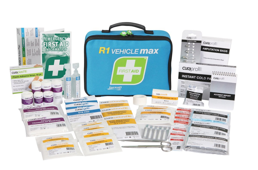 Fast Aid R1 Vehicle Max First Aid Kit, Soft Pack
