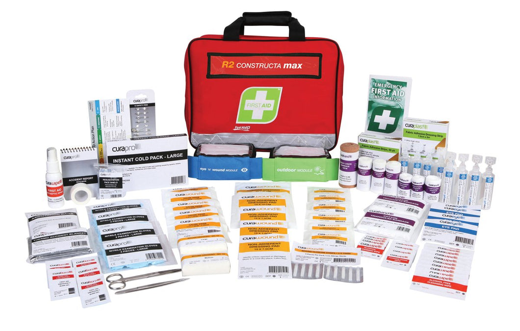 Fast Aid R2 Constructa Max First Aid Kit, Soft Pack